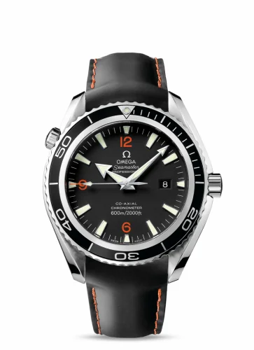 Omega Seamaster Planet Ocean 600M Co-Axial 45.5 Stainless Steel / Orange Numerals / Rubber 2900.51.82 (29005182)